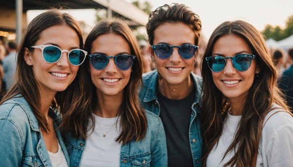 Adoptez les lunettes tendances pour briller en soirée et festival !